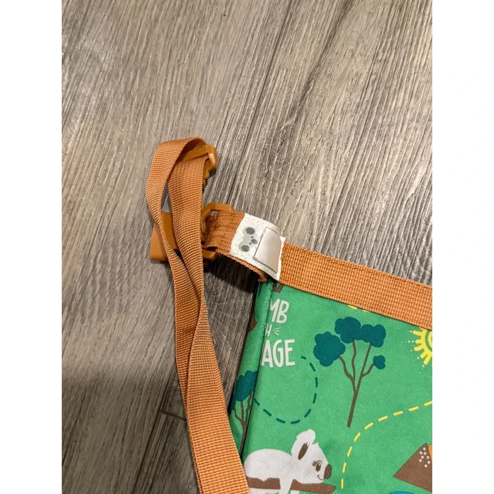 Girl Scouts Climb With Courage Green Koala Roll Top Dry Bag Style Backpack